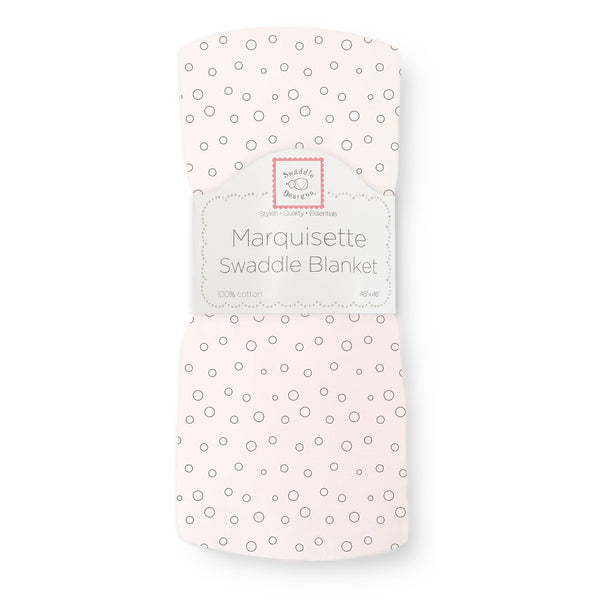 Marquisette Swaddle Blanket - Bubble Dots
