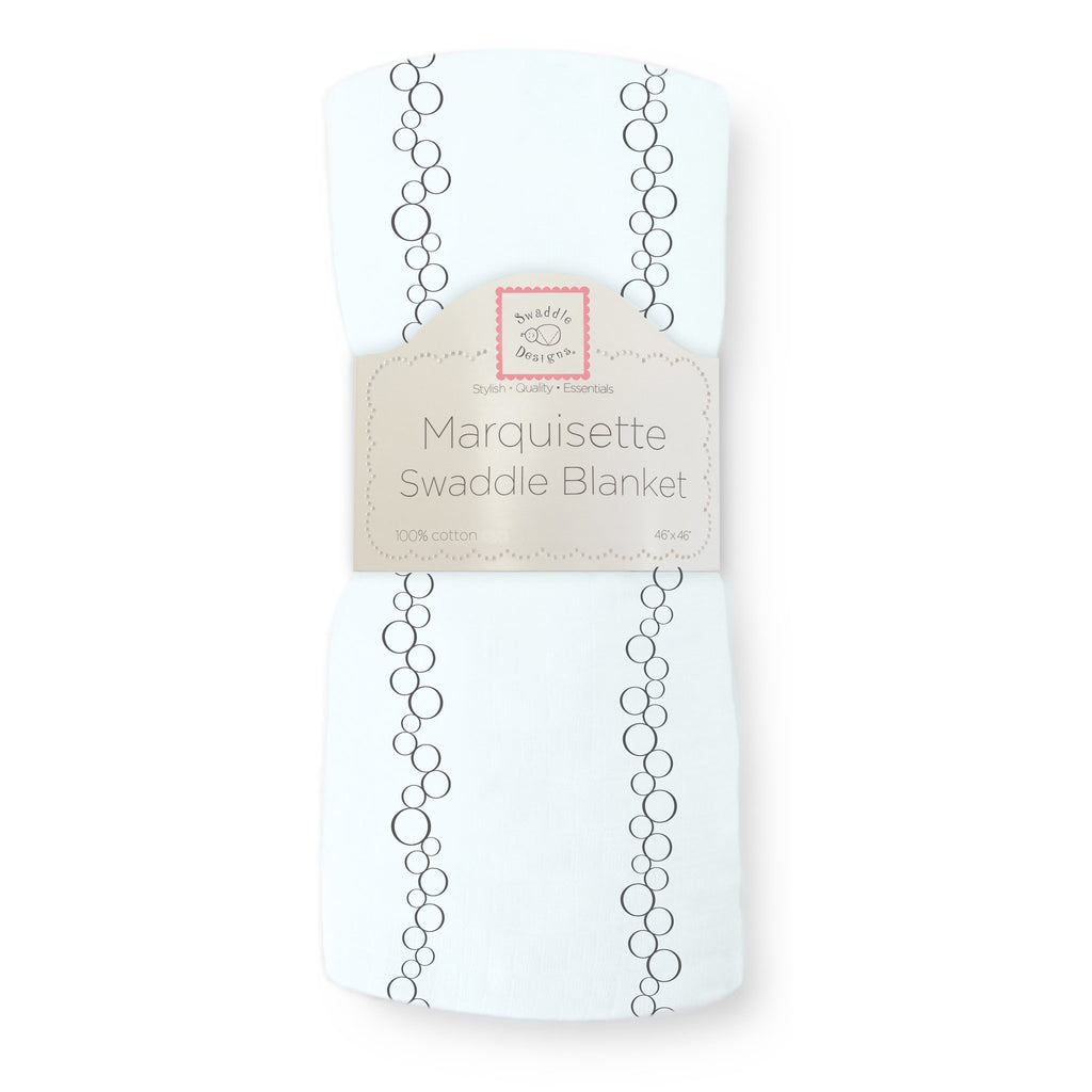 Marquisette Swaddle Blanket - Champagne