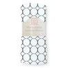 Marquisette Swaddle Blanket - Soft Black Mod Circles