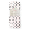 Marquisette Swaddle Blanket - Soft Black Mod Circles