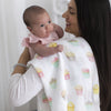 Marquisette Swaddle Blanket - Watercolor Cupcakes
