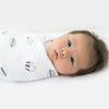 Marquisette Swaddle Blanket - Soft Black & White Cupcakes, Soft Black
