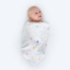 Marquisette Swaddle Blankets - Watercolor Ice Cream Cones & Multi-Dots