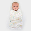 Marquisette Swaddle Blanket - Watercolor Mini Multi Dots