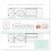 Muslin Swaddle Blankets - Sterling Collection (Set of 4)