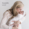 Muslin Swaddle Single - Tiny Triangles Shimmer, Pink