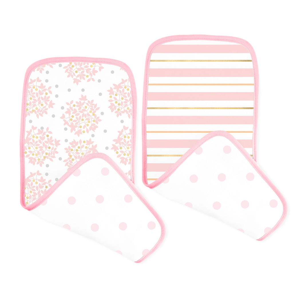 Muslin Baby Burpies - Shimmer (Set of 2)