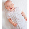 Muslin zzZipMe Sack Set - Butterflies + Tiny Triangles Shimmer, Pastel Pink