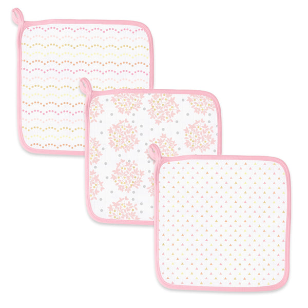 Muslin Washcloth - Shimmer (Set of 3)