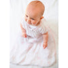 Muslin zzZipMe Sack Set - Butterflies + Tiny Triangles Shimmer, Pastel Pink