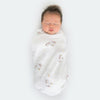 Muslin Swaddle Blanket - Unicorn, Pink