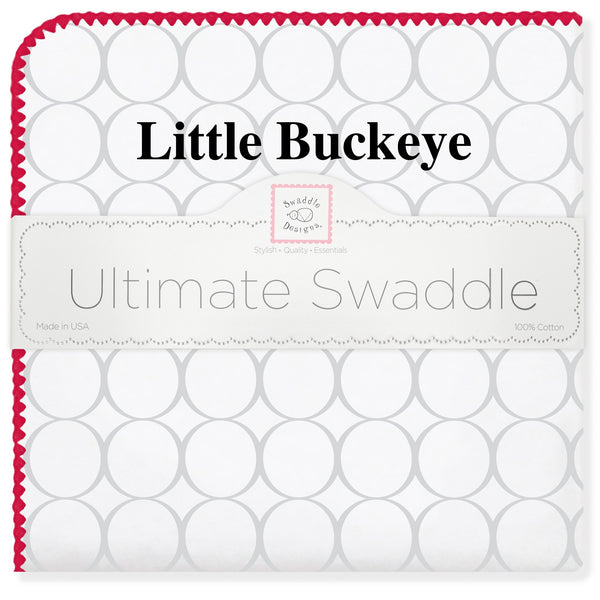 Ultimate Swaddle Blanket - Ohio - Little Buckeye