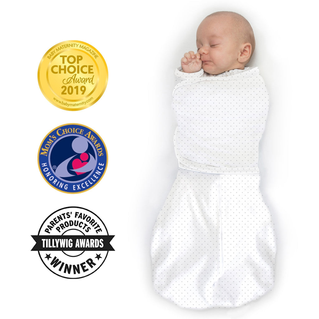 Omni Swaddle Sack with Wrap -  Arms Up Sleeves & Mitten Cuffs
