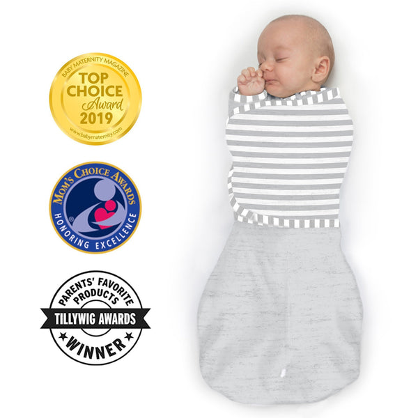 Omni Swaddle Sack with Wrap -  Arms Up Sleeves & Mitten Cuffs