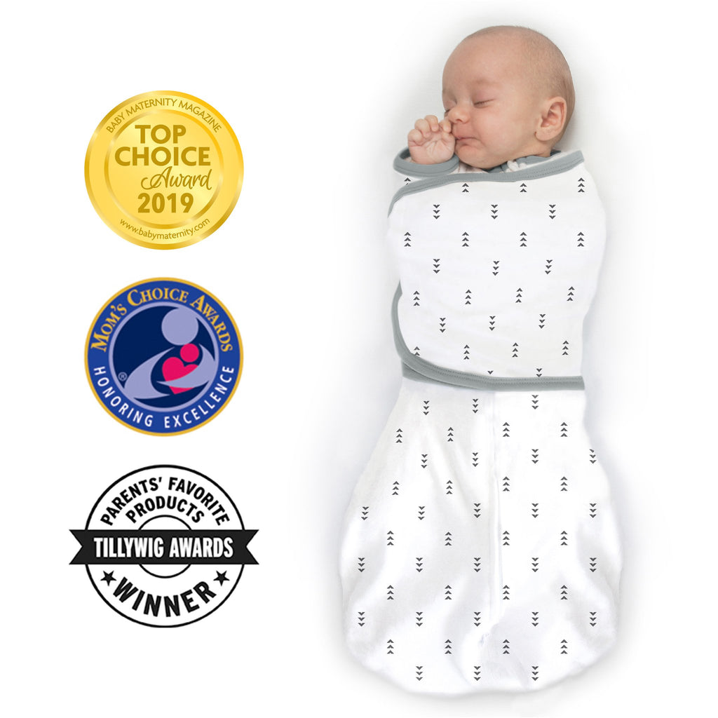 Omni Swaddle Sack with Wrap -  Arms Up Sleeves & Mitten Cuffs