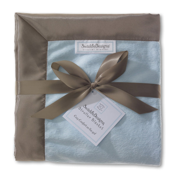 Stroller Blanket - Baby Velvet Taupe Gray