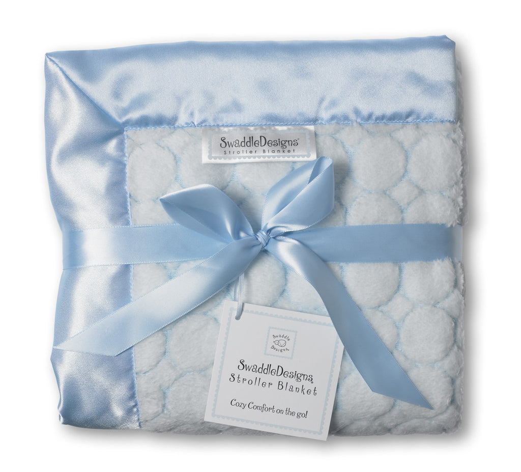 Stroller Blanket - Pastel Puff Circle