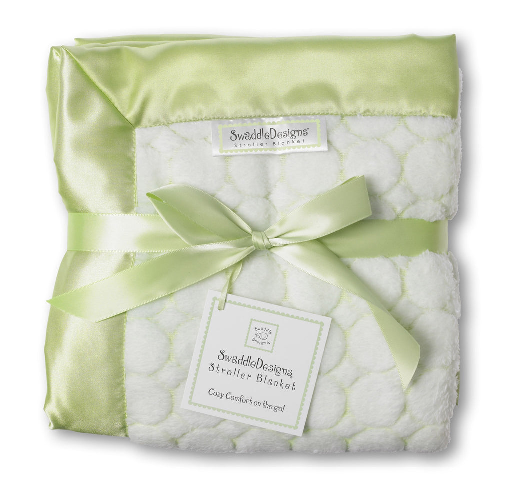 Stroller Blanket - Pastel Puff Circle