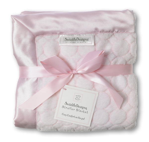 Stroller Blanket - Pastel Puff Circle
