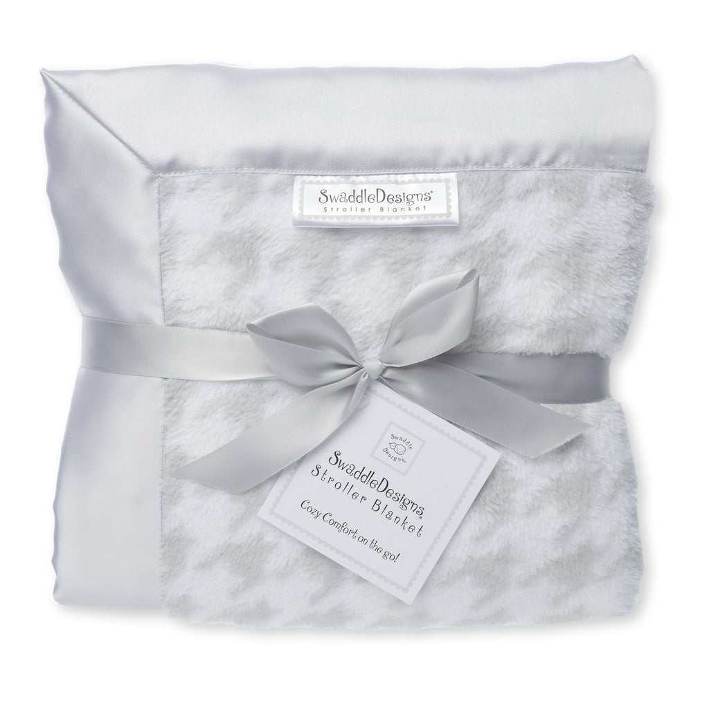 Stroller Blanket - Sterling Puppytooth