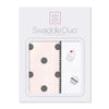 SwaddleDuo - Dots and Cupcakes