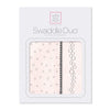 SwaddleDuo - Bubble Dots and Champagne