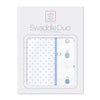 SwaddleDuo - Classic Peace. Love. Swaddle