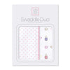 SwaddleDuo - Classic Peace. Love. Swaddle