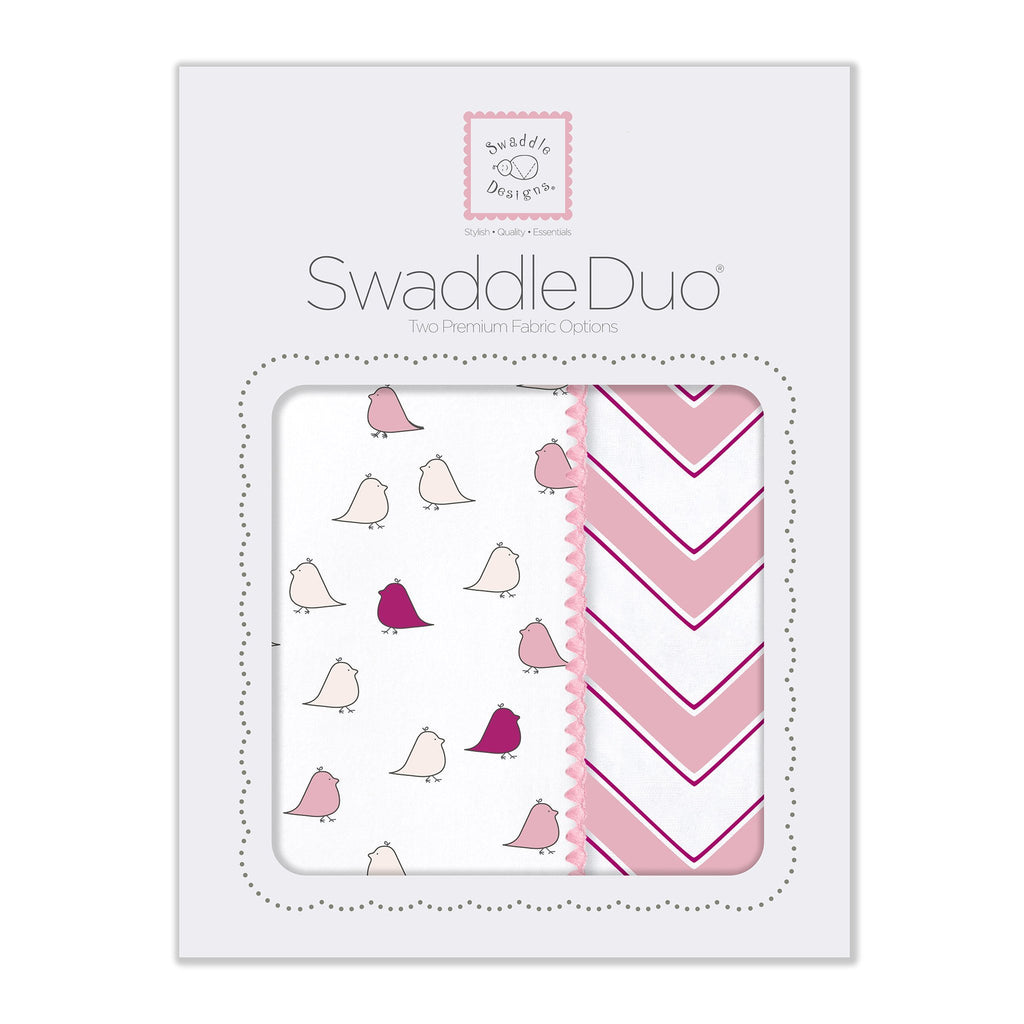 SwaddleDuo - Little Chickies & Chevron