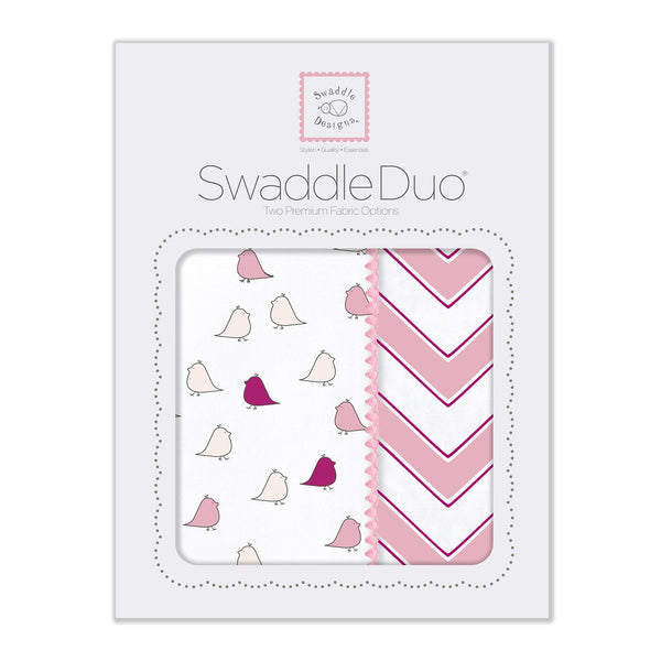 SwaddleDuo - Little Chickies & Chevron