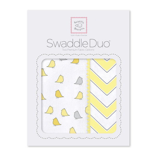 SwaddleDuo - Little Chickies & Chevron