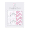 SwaddleDuo - Geo Floral Chevron (Set of 2)