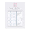 SwaddleDuo - Geo Floral Chevron (Set of 2)