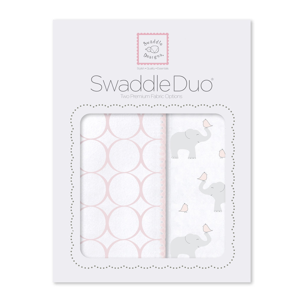 SwaddleDuo - Geo Floral Chevron (Set of 2)