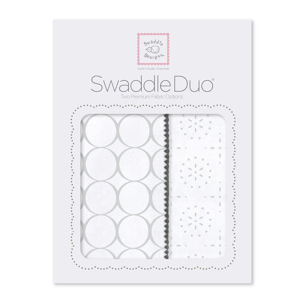 SwaddleDuo - Geo Floral Chevron (Set of 2)