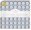 Ultimate Swaddle - Brown Mod Circles