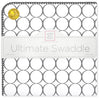 Ultimate Swaddle Blanket - Soft Black Mod Circles, Soft Black