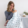 Ultimate Swaddle Blanket - Big Dots, Blue