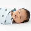 Ultimate Swaddle Blanket - Soft Black Big Dots, Soft Black