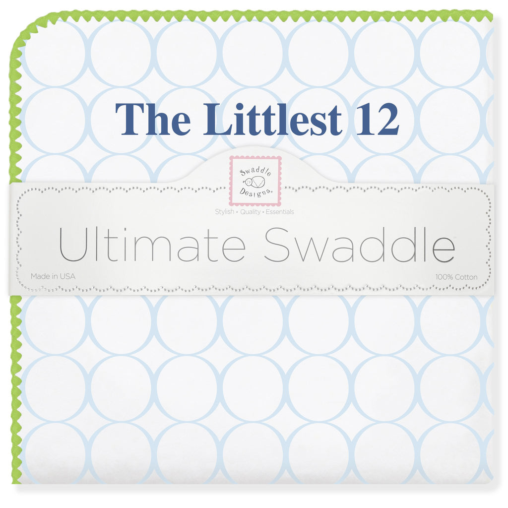Ultimate Swaddle Blanket - Cotton Flannel - The Littlest 12 Seahawks