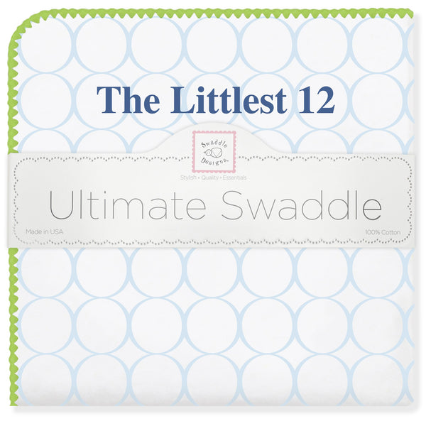 Ultimate Swaddle Blanket - Cotton Flannel - The Littlest 12 Seahawks