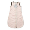 Baby Velvet zzZipMe Sack - Mocha Trim, Pastel Blue