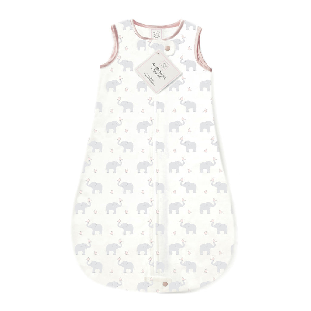 Cotton zzZipMe Sack - Elephant & Chickies