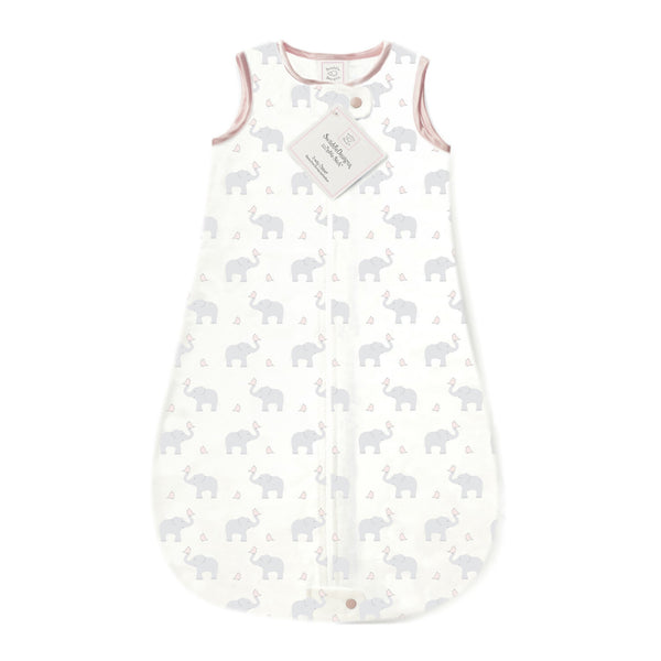 Cotton zzZipMe Sack - Elephant & Chickies