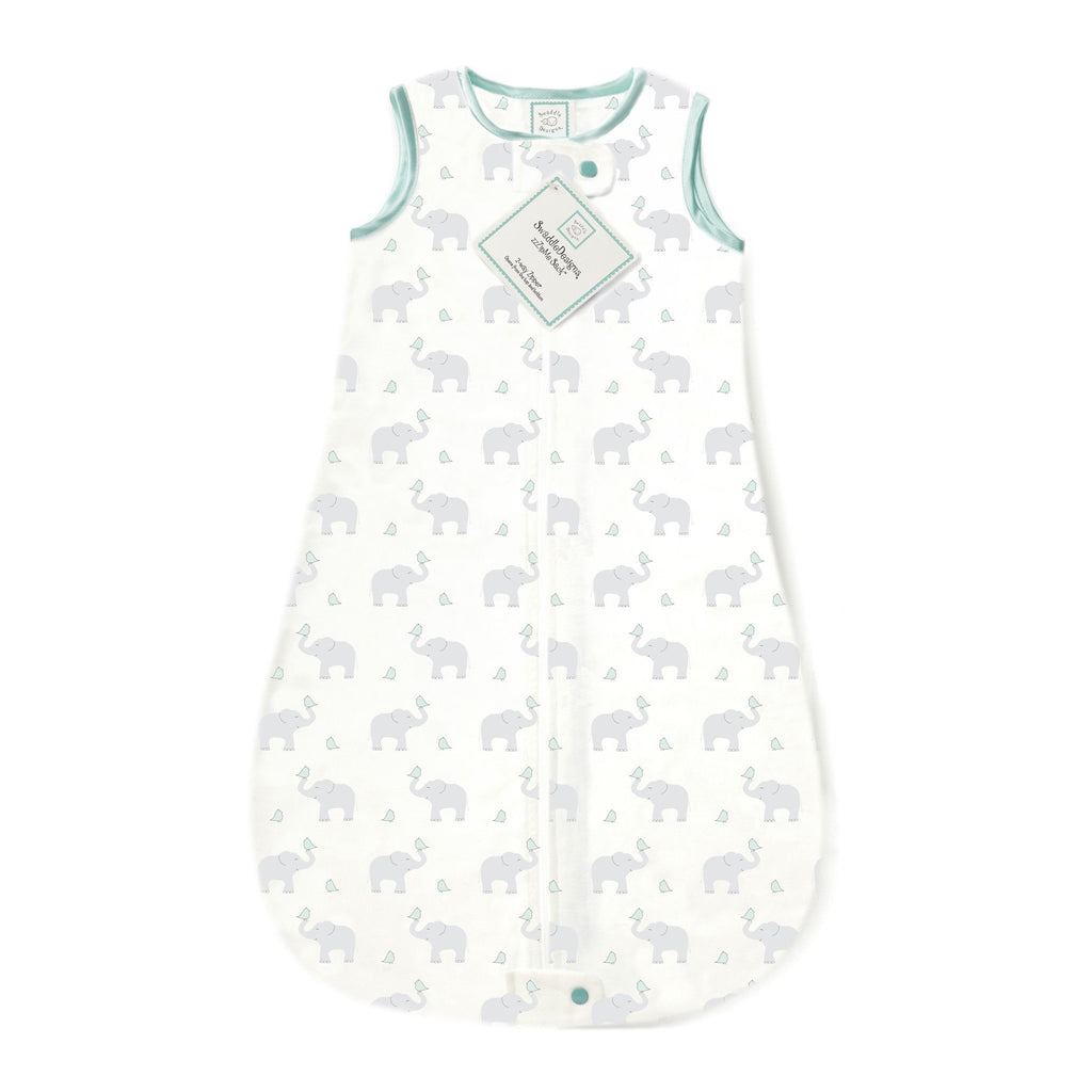 Cotton zzZipMe Sack - Elephant & Chickies