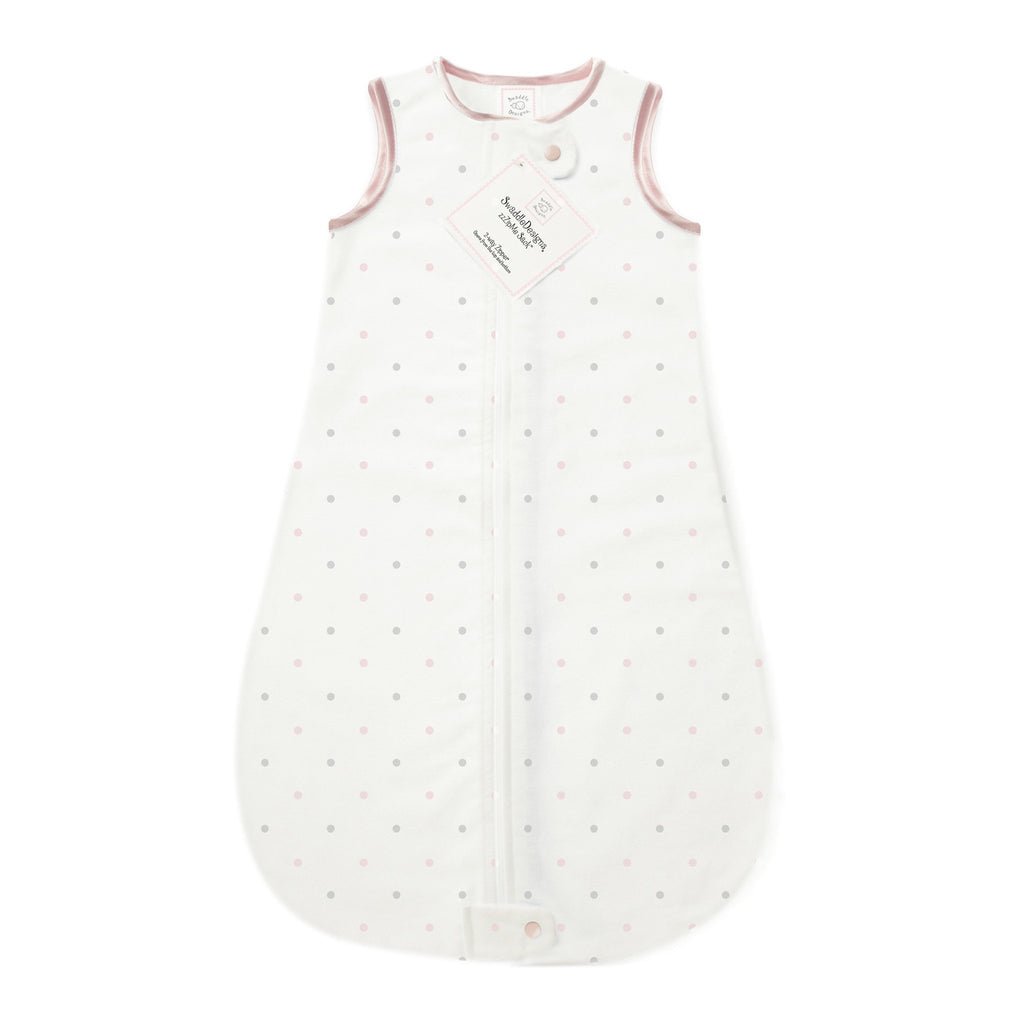 Cotton zzZipMe Sack - Sterling Little Dots