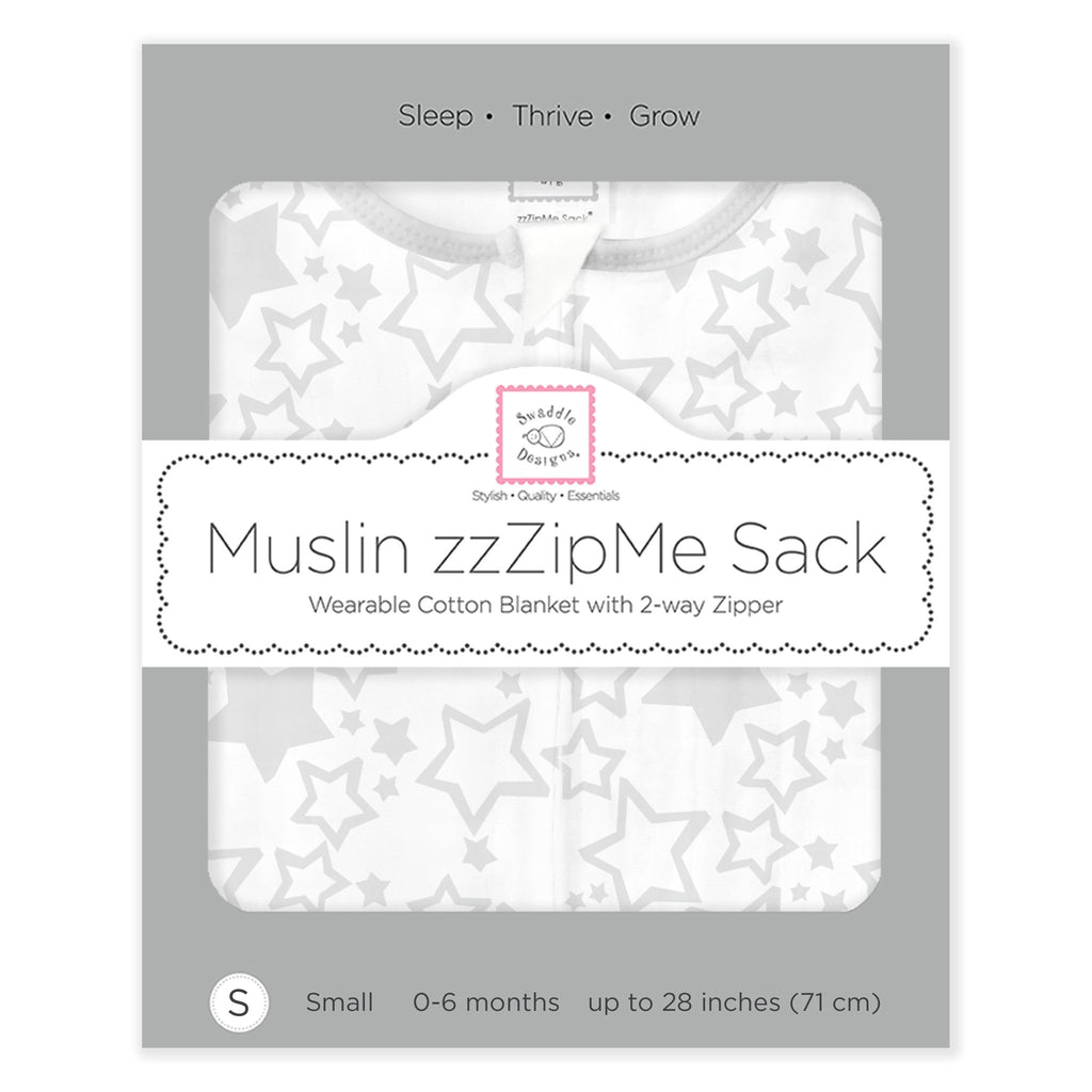 Muslin zzZipMe Sack - Starshine