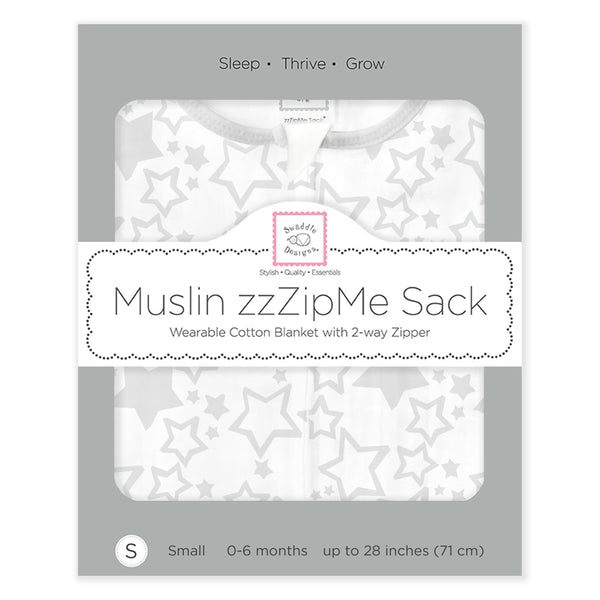 Muslin zzZipMe Sack - Starshine