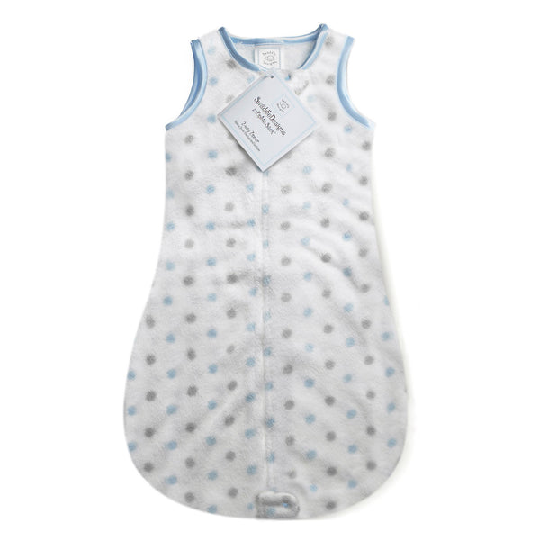 Cozy zzZipMe Sack - Pastel & Sterling Dots