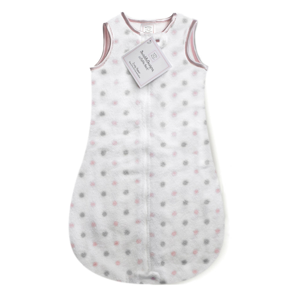 Cozy zzZipMe Sack - Pastel & Sterling Dots